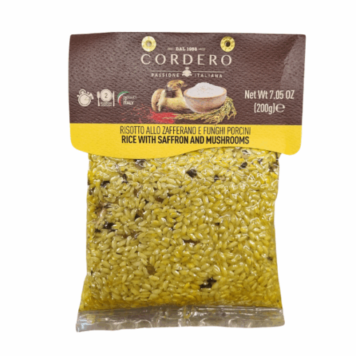 Cordero Saffron Porcini Risotto