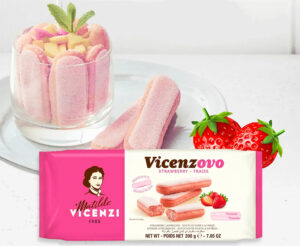 Matilde Vicenzi strawberry savoiardi