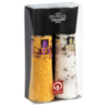 2 pack Salt w Truffle 360g & Salt w Saffron 360g grinders Carmencita
