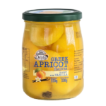 Apricot Halves with Vanilla in Syrup 550gm Delphi